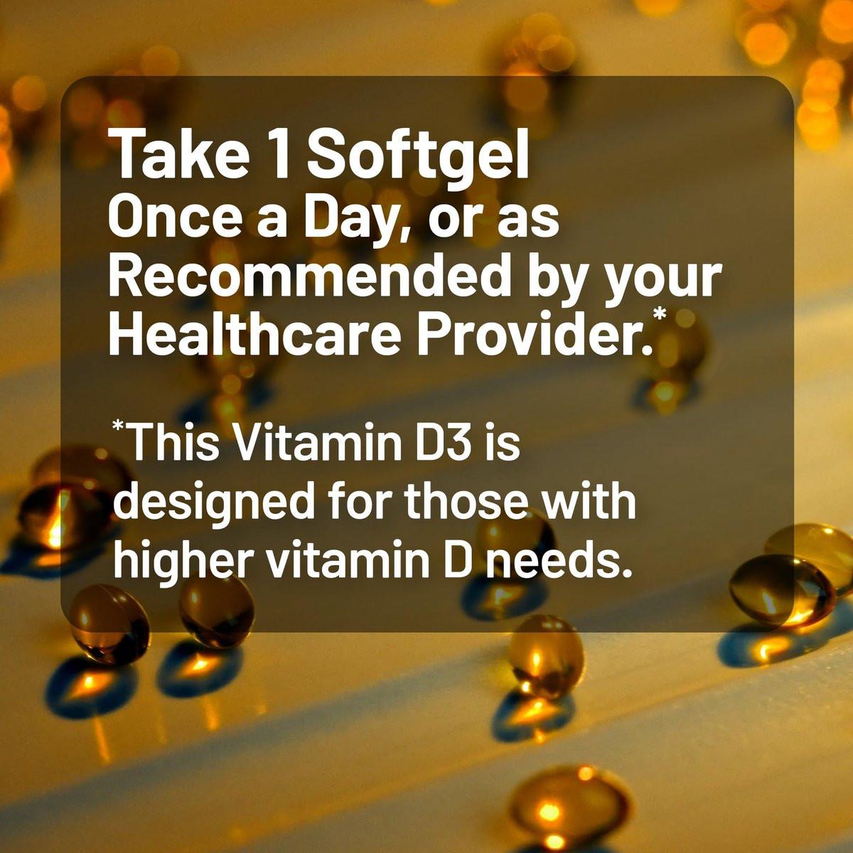 NatureWise Vitamin D3 10.000 IE (250 mcg) – 30-Tage-Versorgung – Hochdosiert für gesunde Immunfunktion und Muskelfunktion – Non-GMO, glutenfrei in Bio-Olivenöl extra vergine (Mini-Weichkapseln), 30 Stück