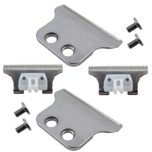 WELURE 2x Trimmer Messer Ersatzteile Kompatibel mit Wahl 5 Star Serie T-Wide Detailer (8081) und Cordless Detailer LI (8171) - T-Blade Ersatz