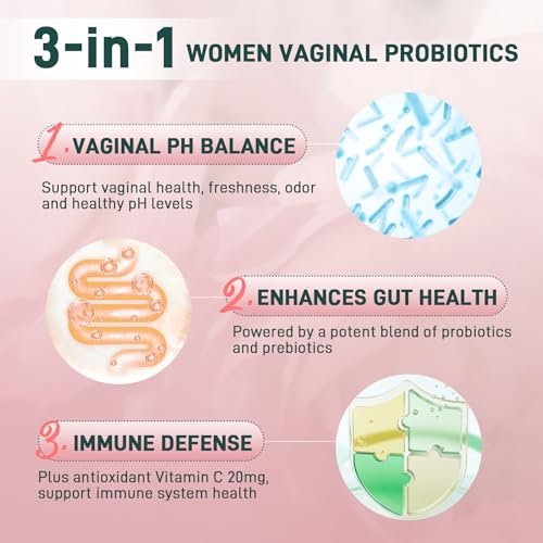 Premium Feminine Balance Gummies – Vaginal Probiotic für die pH-Balance und Gesundheit der Frau – Immununterstützung – Vegan, glutenfrei & halal – Hawaiianische Ananas – 60 Gummis – 30 Portionen