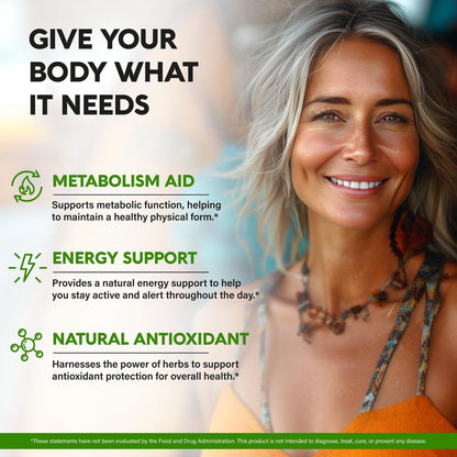 Grüner Tee Extrakt - 50% EGCG, extra starkes 20:1 Extrakt - Natürliches Grüner Tee Supplement + Grüne Kaffeebohnen & Apfelessig - Energie- & Stoffwechselunterstützung - für Männer & Frauen - Vegan 120 Kapseln