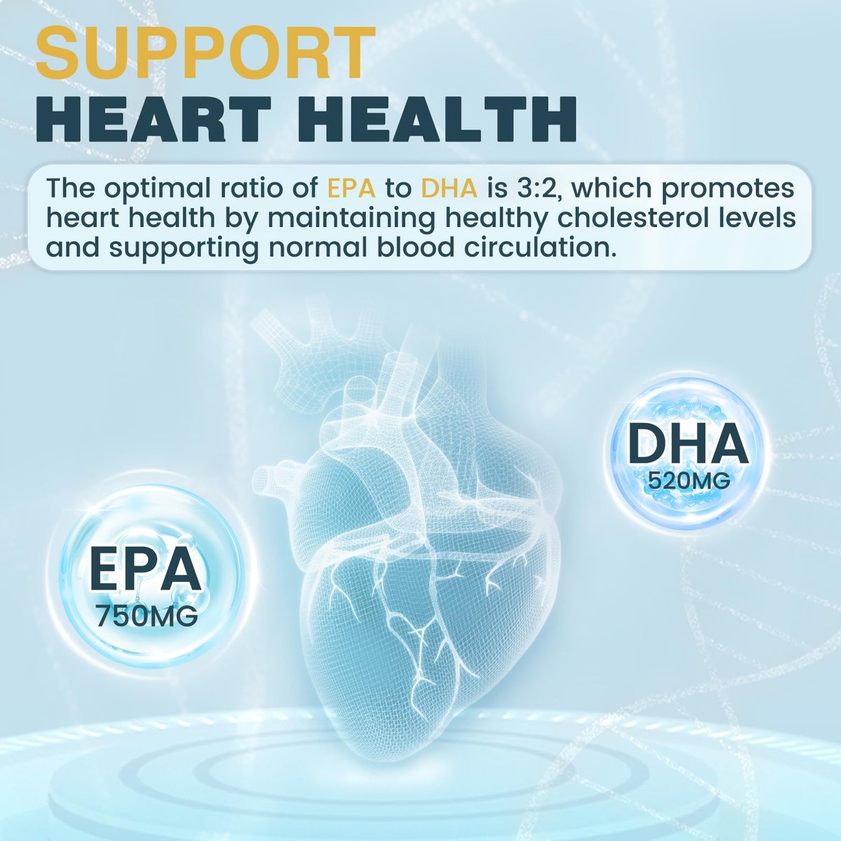 NATURE TARGET Omega 3 Fischöl 2000mg Weichkapseln mit Vitamin D3, E & A – EPA & DHA – Maximale Absorption, Unterstützt Herz-, Gehirn- und Immunsystem, Nicht-GMO, 120 Weichkapseln