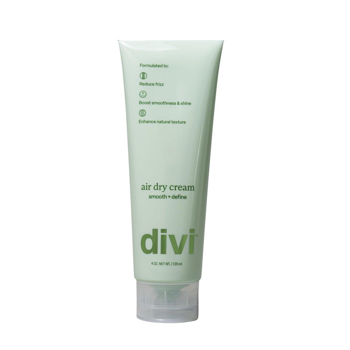 Divi Air Dry Styling Cream für lockiges, welliges & frizziges Haar – Glättet, entkraust und definiert Locken bis zu 24 Stunden, für extra Weichheit, Glanz und natürlichen Style, 118 ml