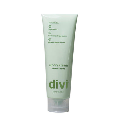 Divi Air Dry Styling Cream für lockiges, welliges & frizziges Haar – Glättet, entkraust und definiert Locken bis zu 24 Stunden, für extra Weichheit, Glanz und natürlichen Style, 118 ml