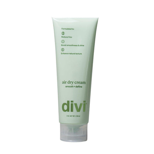 Divi Air Dry Styling Cream für lockiges, welliges & frizziges Haar – Glättet, entkraust und definiert Locken bis zu 24 Stunden, für extra Weichheit, Glanz und natürlichen Style, 118 ml