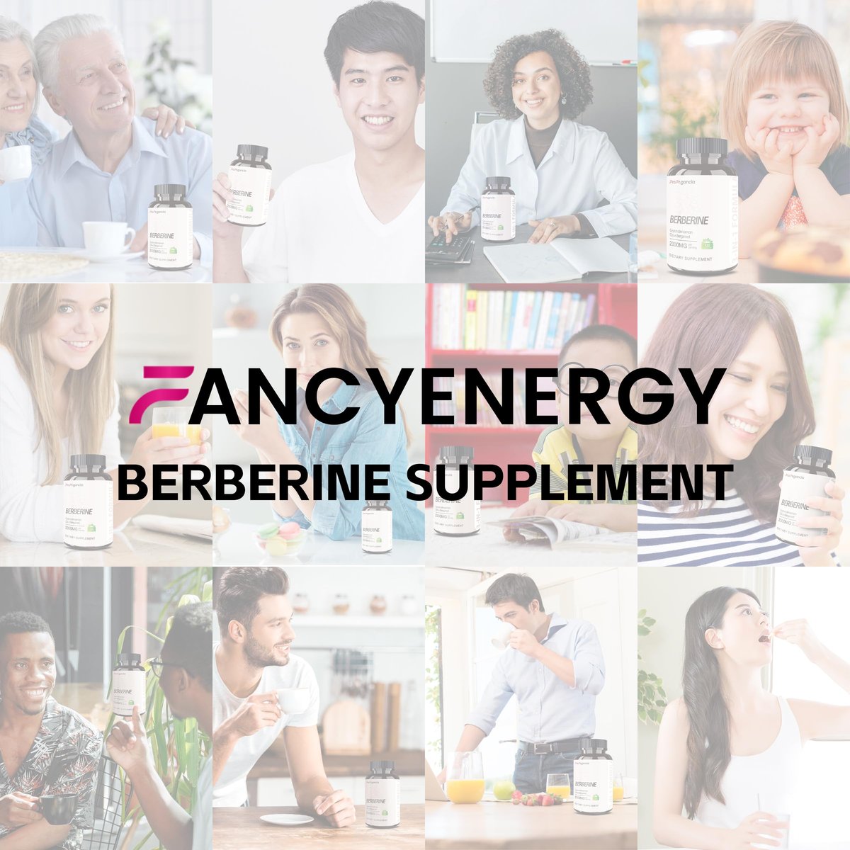 FANCYENERGY Berberin HCl Komplex mit Ceylon-Zimt & Citrus Bergamot – Pflanzliche Kapseln für tägliches Wohlbefinden – 120 vegane Kapseln