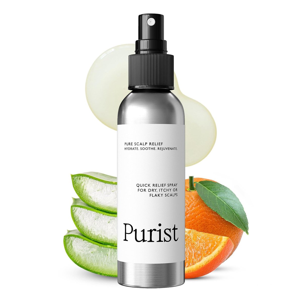 Purist Anti-Schuppen Spray – Leave-In Behandlung für juckende, trockene Kopfhaut – Feuchtigkeitsspendend, leicht, beruhigend – Nicht fettend, schnelle Linderung