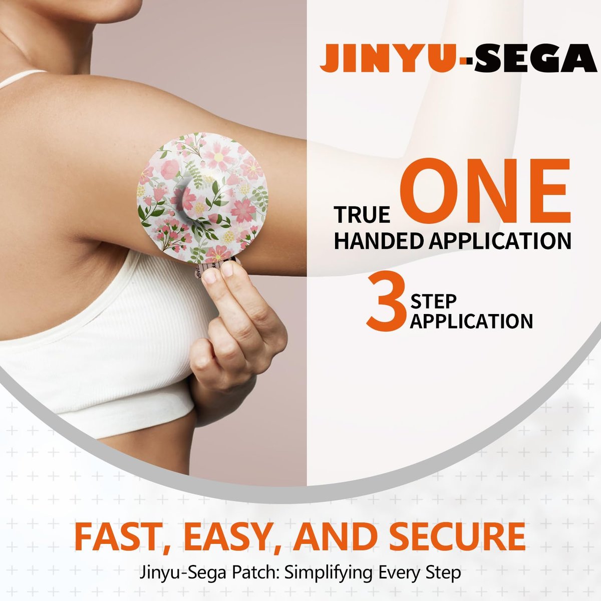 Jinyusega Dexcom G7 Haftpflaster – 20 Stück wasserdichte Overpatches mit Easy-Peel-Tab für 10–14 Tage Halt