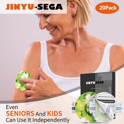 Jinyusega Dexcom G7 Haftpflaster – 20 Stück wasserdichte Overpatches mit Easy-Peel-Tab für 10–14 Tage Halt
