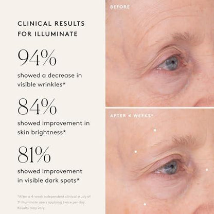 Naked & Thriving Wrinkle-Fighter Set – Renew Resurfacing Night Serum & Illuminate C+ Serum (2x30ml) – Anti-Aging Geschenkset mit Hyaluronsäure und Bakuchiol