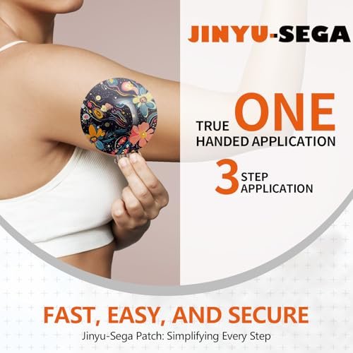 Jinyusega Klebepflaster für G7 – 20 Stück wasserdichte G7 Overpatches mit Easy-Peel-Tablett und vorgestanzter Rückseite, CGM-Sensor-Abdeckung für 10–14 Tage, Sealove
