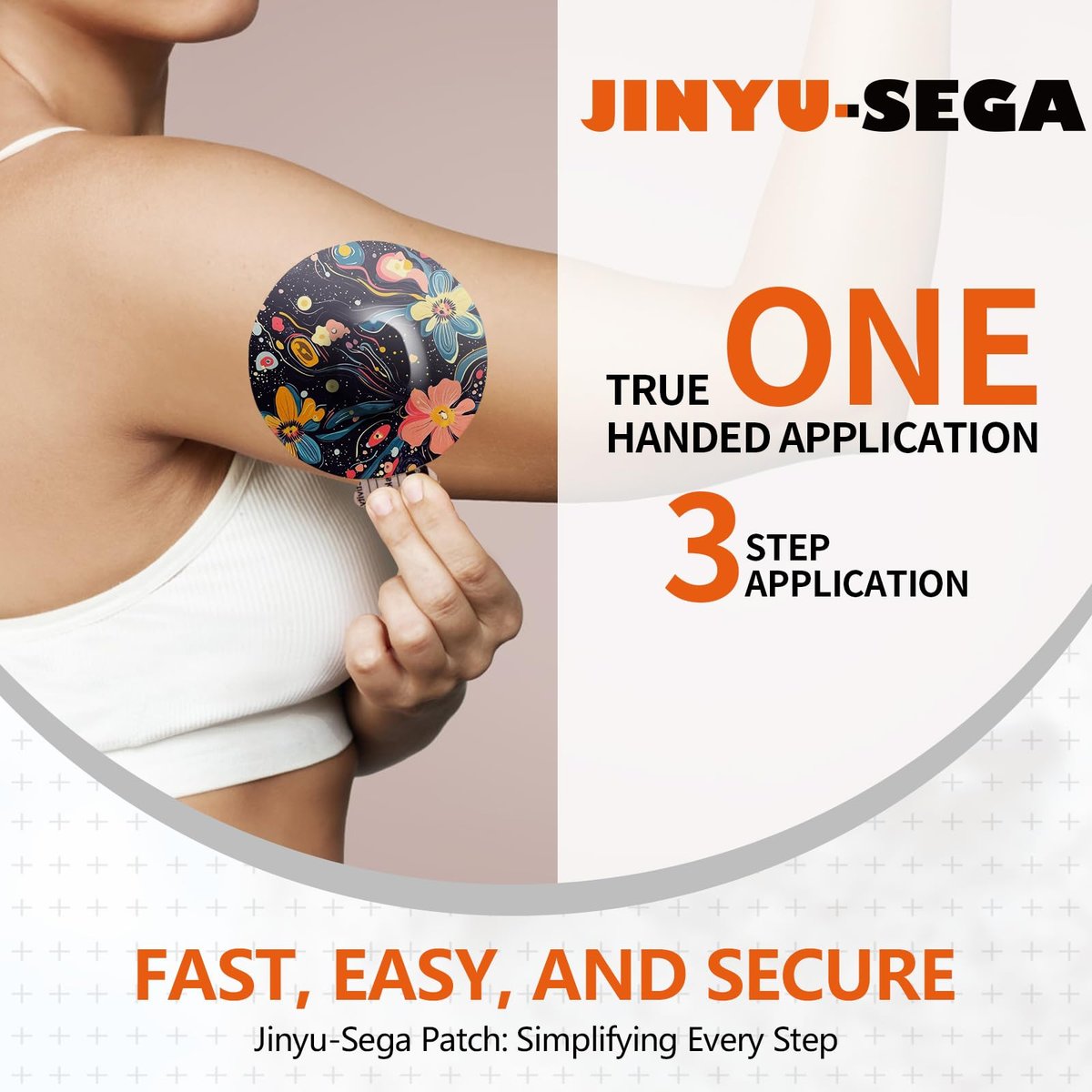 Jinyusega Klebepflaster für G7 – 20 Stück wasserdichte G7 Overpatches mit Easy-Peel-Tablett und vorgestanzter Rückseite, CGM-Sensor-Abdeckung für 10–14 Tage, Sealove