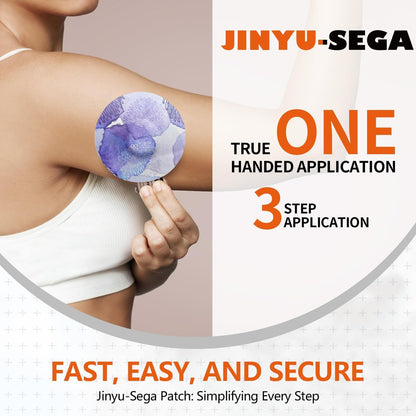 Jinyusega Klebepflaster für Dexcom G7 – 20 Stück wasserdichte Overpatches mit Easy-Peel-Tab, vorgeschnittene Rückseite, CGM-Sensorpflaster für 10-14 Tage Sereneglow