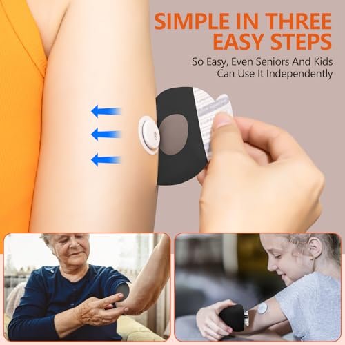 Sensorabdeckungen für Libre 3 – 20er-Pack wasserdichte Klebepflaster mit Easy-Peel-Reißlasche, vorgeschnittene Rückseite, CGM-Sensorabdeckung für 10–14 Tage