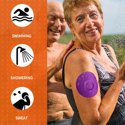 Sensor Covers für Libre 3 wasserdicht – 20 Klebepflaster für Libre 3, mit Easy-Peel-Tablett vorgestanzter Rückseite, CGM-Sensorabdeckung für 10–14 Tage, Mischfarben