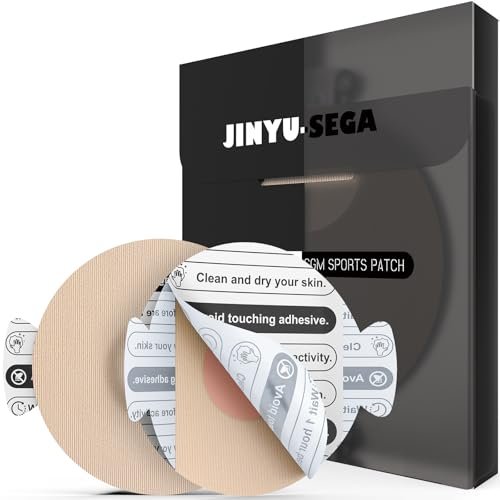 Sensor Covers für Libre 3 wasserdicht – 20 Stück Klebepflaster für Libre 3 mit Easy-Peel Tab, vorgeschnittene Trägerfolie, CGM-Sensor-Tape für 10–14 Tage