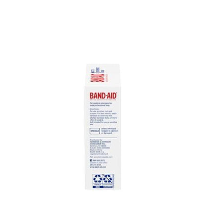 BAND-AID Klare wasserdichte Pflaster, steril, 100% wasserdichter Schutz & Wundversorgung für kleine Schnitte & Schrammen, Komfortpolster zur Polsterung, Erste-Hilfe-Set-Essential, verschiedene Größen, 60 Stück