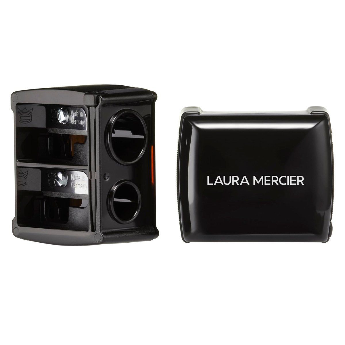 Laura Mercier Kosmetik-Anspitzer, Doppelspitzer für Lippenkonturenstifte, Eyelinier und Augenbrauenstifte, inklusive Reinigungsspitze