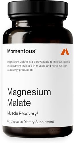 Momentous Magnesium Malat – NSF-zertifiziert für den Sport – 30-Tage-Versorgung – 60 Kapseln
