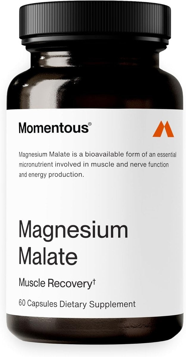 Momentous Magnesium Malat – NSF-zertifiziert für den Sport – 30-Tage-Versorgung – 60 Kapseln