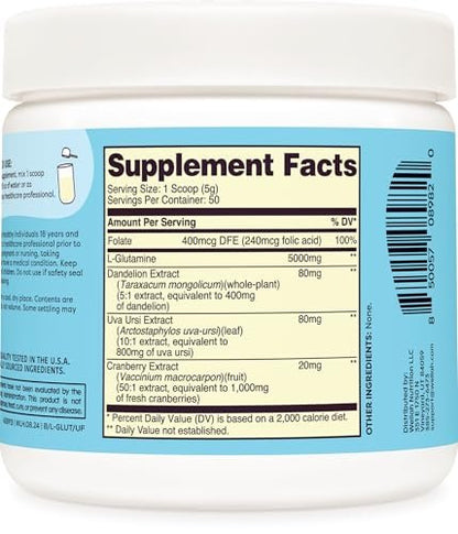 Wellah L-Glutamin Pulver Ungeschmackvoll (50 Portionen) - 5 g L-Glutamin pro Portion, mit Stevia gesüßt