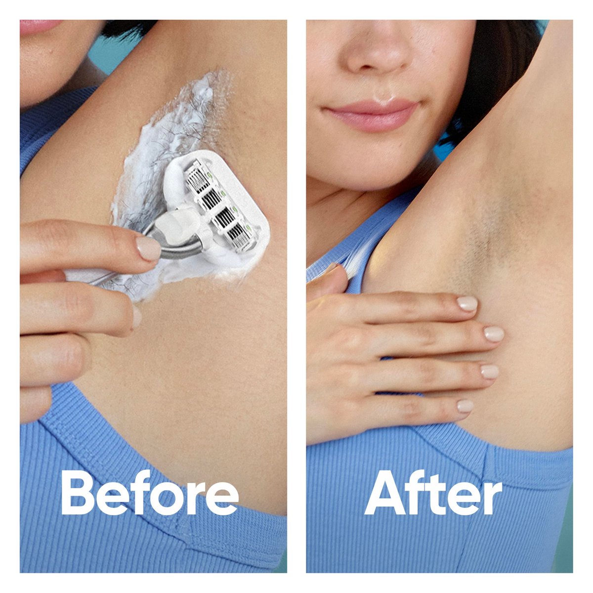 Gillette Venus Extra Smooth Sensitive Damenrasierer mit wiederverwendbarem Griff, 3 Klingennachfüllungen und Duschhalterung