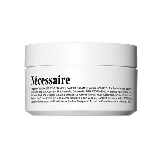 Nécessaire The Body Cream – Reichhaltige Barrierereparatur mit 5% Niacinamid, 5 essentiellen Ceramiden & Hyaluronsäure. Duftfrei. Nicht komedogen. 200 ml