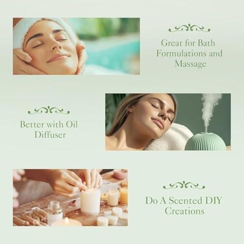 Auelife Florale Duftöle Set - 6x10ml Rose, Jasmin, Lavendel, Gardenia - Reine ätherische Öle für Diffuser, Kerzenherstellung, DIY Badebomben, romantische Aromatherapie