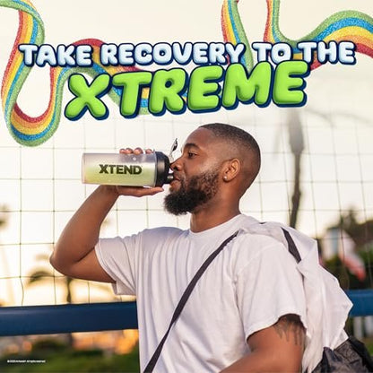 Xtend Original BCAA Pulver – 7g BCAAs & 2,5g L-Glutamin für Muskelregeneration, Hydration & magere Muskeln – Zuckerfreies Intra- & Post-Workout-Getränk – Airheads Xtreme Rainbow Berry – 30 Portionen