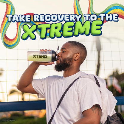 Xtend Original BCAA Pulver – 7g BCAAs & 2,5g L-Glutamin für Muskelregeneration, Hydration & magere Muskeln – Zuckerfreies Intra- & Post-Workout-Getränk – Airheads Xtreme Rainbow Berry – 30 Portionen