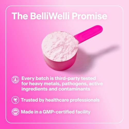 Belli Welli Unflavored Daily Fiber Supplement Pulver mit Kollagen, Probiotika & Elektrolyten | Unterstützt Verdauungsgesundheit, Darmbalance & Entblähung, Zuckerfrei | 30 Portionen