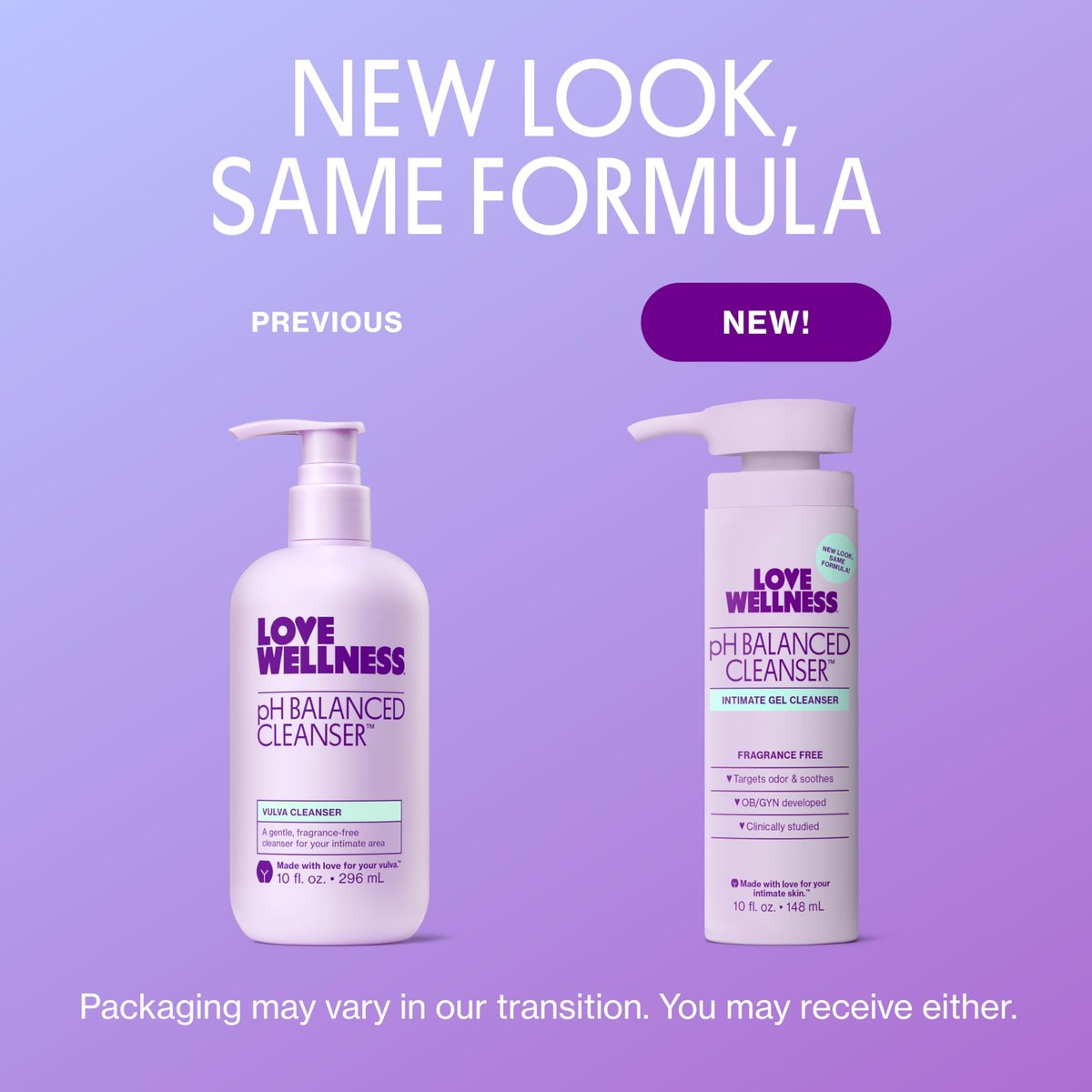 Love Wellness pH-Balancing Reinigungsmittel | Sanfte Intimwaschung für die tägliche Pflege | Ohne Duftstoffe, nicht reizend & pH-angepasst | Mit Aloe Vera & Ringelblume für empfindliche Haut | 295 ml