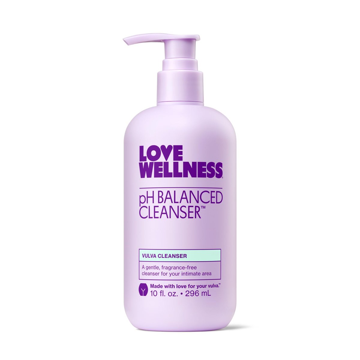 Love Wellness pH-Balancing Reinigungsmittel | Sanfte Intimwaschung für die tägliche Pflege | Ohne Duftstoffe, nicht reizend & pH-angepasst | Mit Aloe Vera & Ringelblume für empfindliche Haut | 295 ml