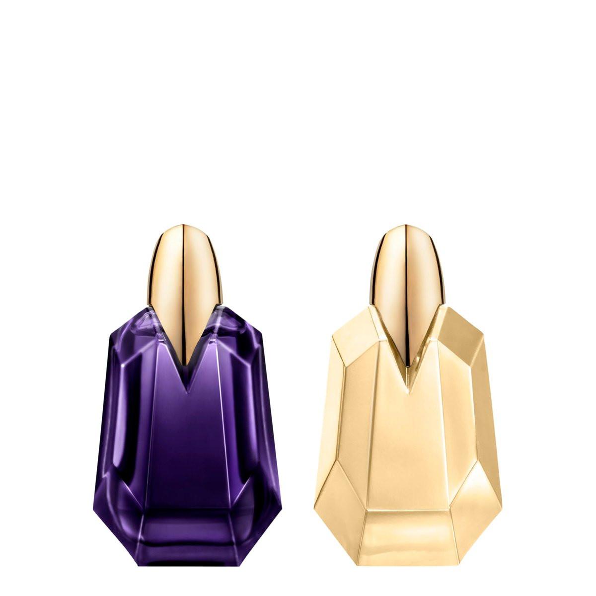 Mugler Alien & Alien Goddess Damen Duft Mini Geschenkset – Blumig & Holzig – Reisegröße, je 0,2 Fl Oz