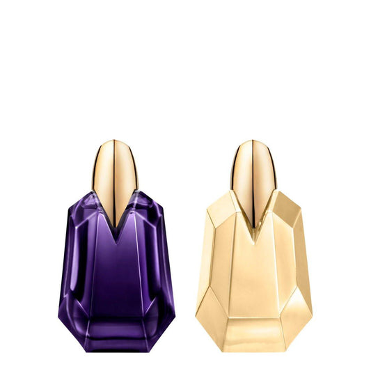Mugler Alien & Alien Goddess Damen Duft Mini Geschenkset – Blumig & Holzig – Reisegröße, je 0,2 Fl Oz