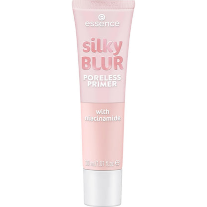essence Silky Blur Poreless Primer – Hautglättender & Porenmildernder Primer mit Niacinamid, vegan & tierversuchsfrei