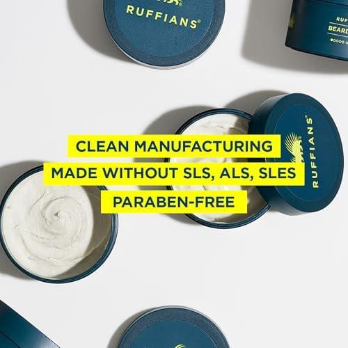 Ruffians Smoothing Balm – Omega-reiches Frizz-Kontroll-Haarpflegeprodukt für strukturiertes und lockiges Haar (50 ml)