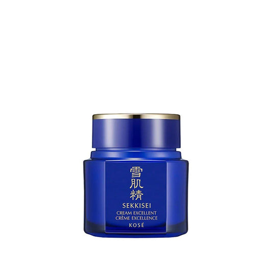 SEKKISEI Cream Excellent Gesichtsfeuchtigkeitscreme – Anti-Aging Intensivcreme für Festigkeit, mit Vitamin C, Ginseng & Cordyceps, hydratisierende Behandlung für feine Linien & trockene Haut, 48 g