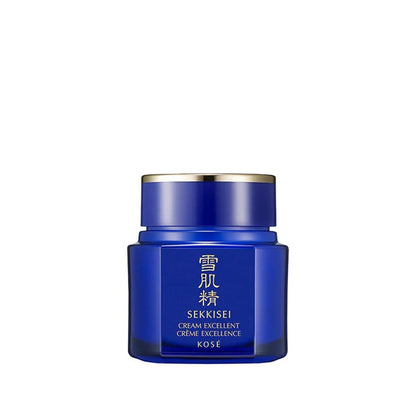 SEKKISEI Cream Excellent Gesichtsfeuchtigkeitscreme – Anti-Aging Intensivcreme für Festigkeit, mit Vitamin C, Ginseng & Cordyceps, hydratisierende Behandlung für feine Linien & trockene Haut, 48 g