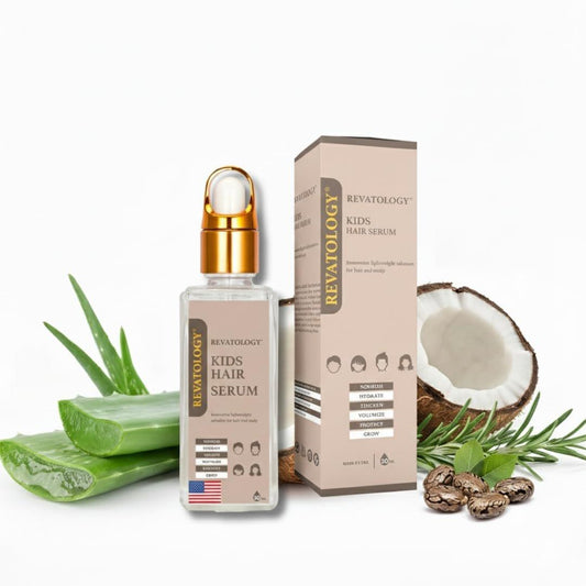 Revatology Kids & Baby Hair Serum Leave-In Conditioner – Leichte Kopfhautpflege für trockene Kopfhaut, Frizz-Kontrolle & gesundes Haarwachstum, 30 Botanicals, chemiefrei (hergestellt in USA), 30 ml