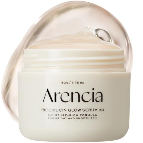 Arencia Rice Mucin Overnight Glow Face Mask Serum 30 ml – Hyaluronsäure für pralle Haut