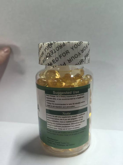 Moringa Softgels, Bio reines Moringa Oleifera Blattextrakt für Energie, Haut, Darmgesundheit, Immunsystem, natürliches Antioxidans, hochwirksames Moringa-Öl, Non-GMO, 60 Portionen