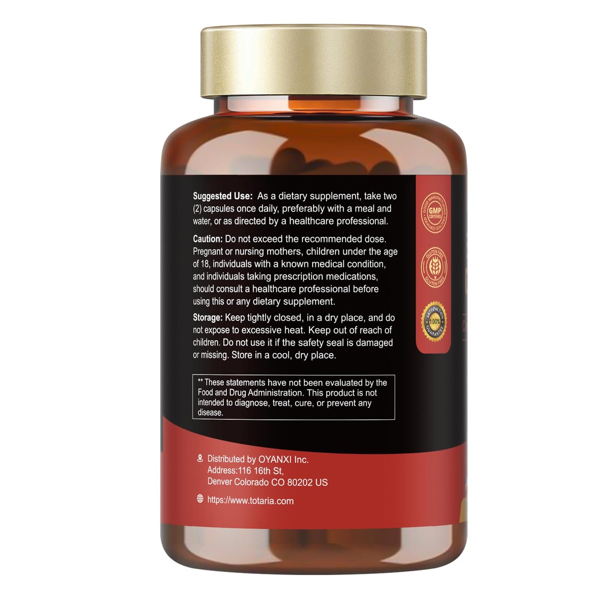 Totaria Roter Reishefe 2.000 mg mit CoQ10 & Citrus Bergamot – Citrinin-freier Extrakt, vegan & nicht-GVO, 120 Kapseln