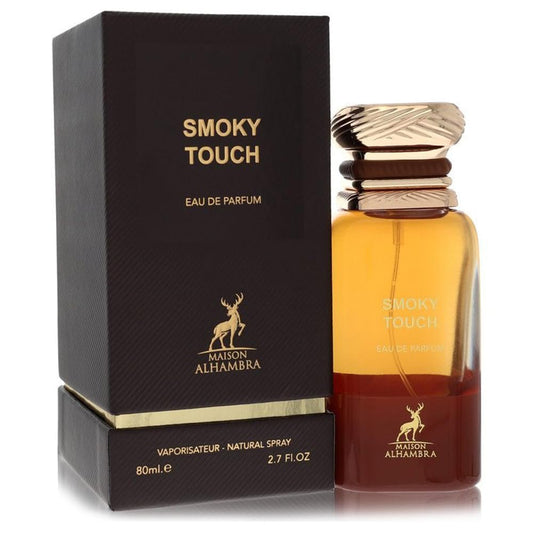 Maison Alhambra Smoky Touch – Rauchig, Ledrig, Amber, Würzig – Eau de Parfum Spray, langanhaltender Duft für Unisex, 80 ml