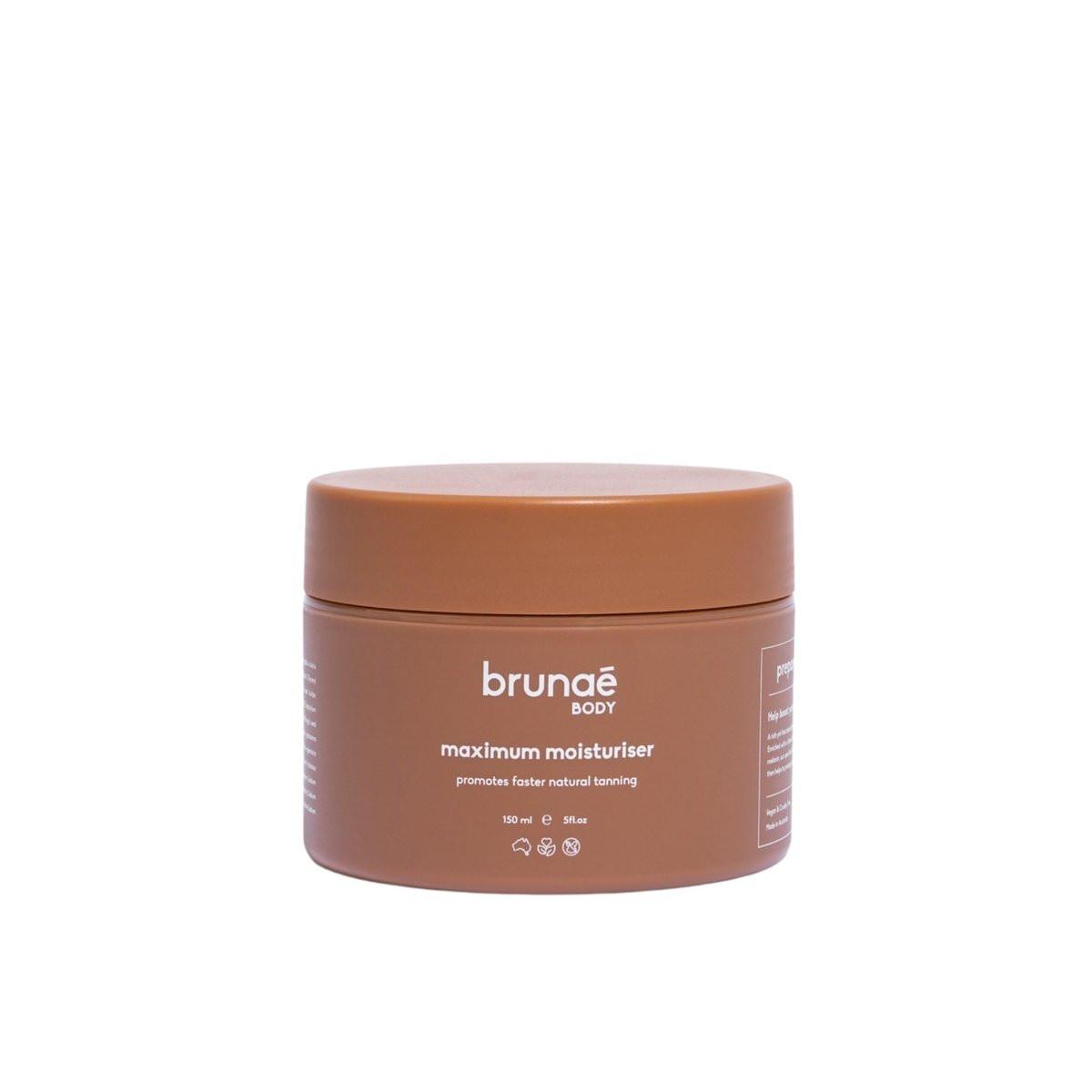 BRUNAE BODY® Maximum Tanning Moisturizer – Vorbereitungslotion für dunklere & schnellere Bräune im Sonnenstudio