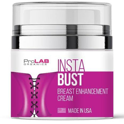 ProLab Organics InstaBust Brustvergrößerungscreme – Straffende & Liftende Formel für vollere, rundere, größere Brüste – Volumensteigernde Topikalcreme – Hergestellt in den USA