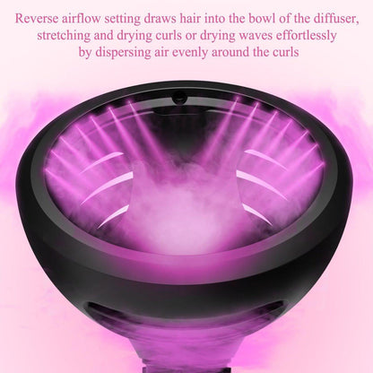 ZEPHBLOW Wave Curl Diffuser für Dyson Airwrap – Dome- und Diffuse-Modus für Locken und Wellen, Haardiffusor-Aufsatz kompatibel mit Airwrap Styler HS01/05/08