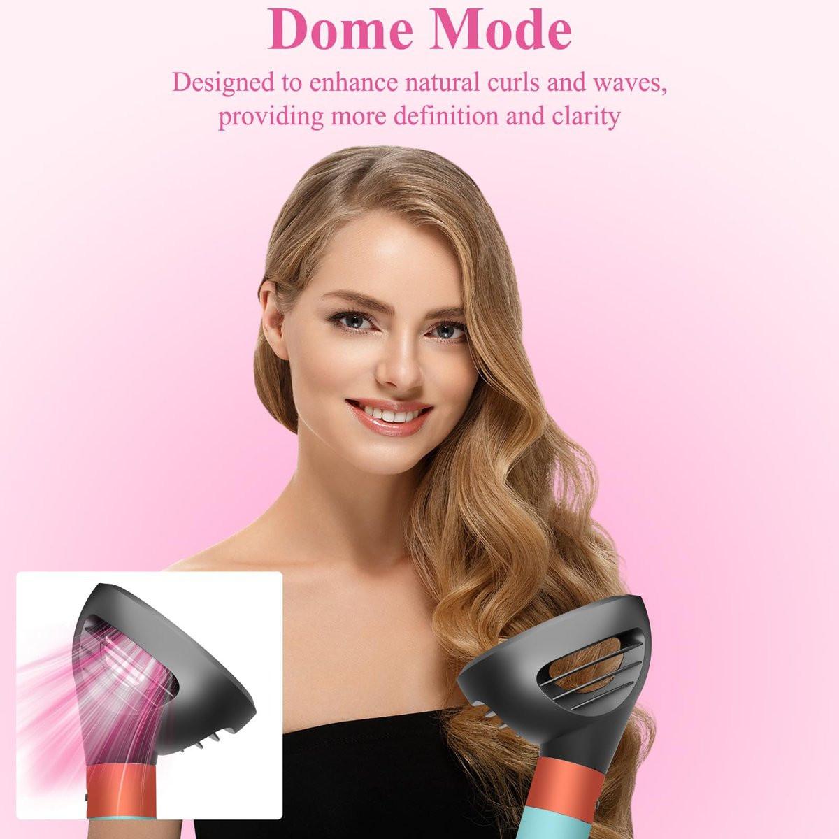 ZEPHBLOW Wave Curl Diffuser für Dyson Airwrap – Dome- und Diffuse-Modus für Locken und Wellen, Haardiffusor-Aufsatz kompatibel mit Airwrap Styler HS01/05/08
