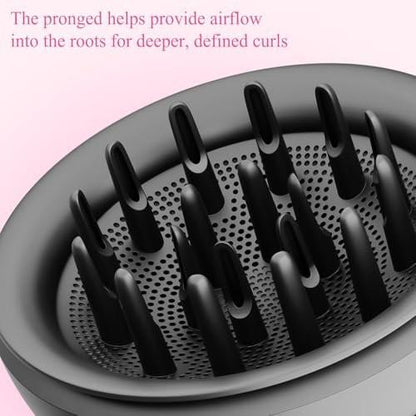 ZEPHBLOW Wave Curl Diffuser für Dyson Airwrap – Dome- und Diffuse-Modus für Locken und Wellen, Haardiffusor-Aufsatz kompatibel mit Airwrap Styler HS01/05/08