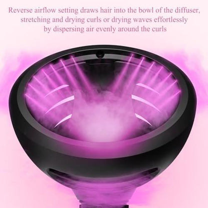 ZEPHBLOW Wave Curl Diffuser für Dyson Airwrap – Dome- und Diffuse-Modus für Locken und Wellen, Haardiffusor-Aufsatz kompatibel mit Airwrap Styler HS01/05/08