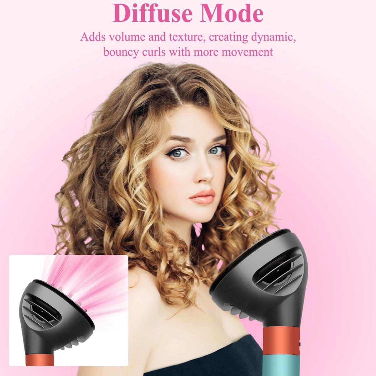 ZEPHBLOW Wave Curl Diffuser für Dyson Airwrap – Dome- und Diffuse-Modus für Locken und Wellen, Haardiffusor-Aufsatz kompatibel mit Airwrap Styler HS01/05/08